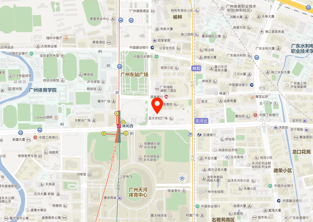 广州环贸中心地图位置